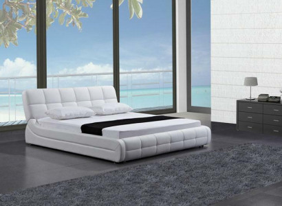 Modern Bed Beds Upholstery Double Marriage Hotel Luxury Leather Designer